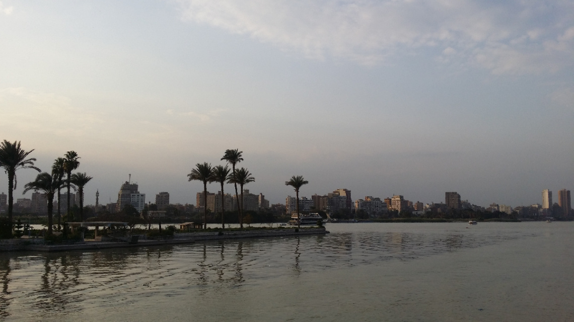 Egypt  - Cairo  - NILE RIVER  SUNSET 