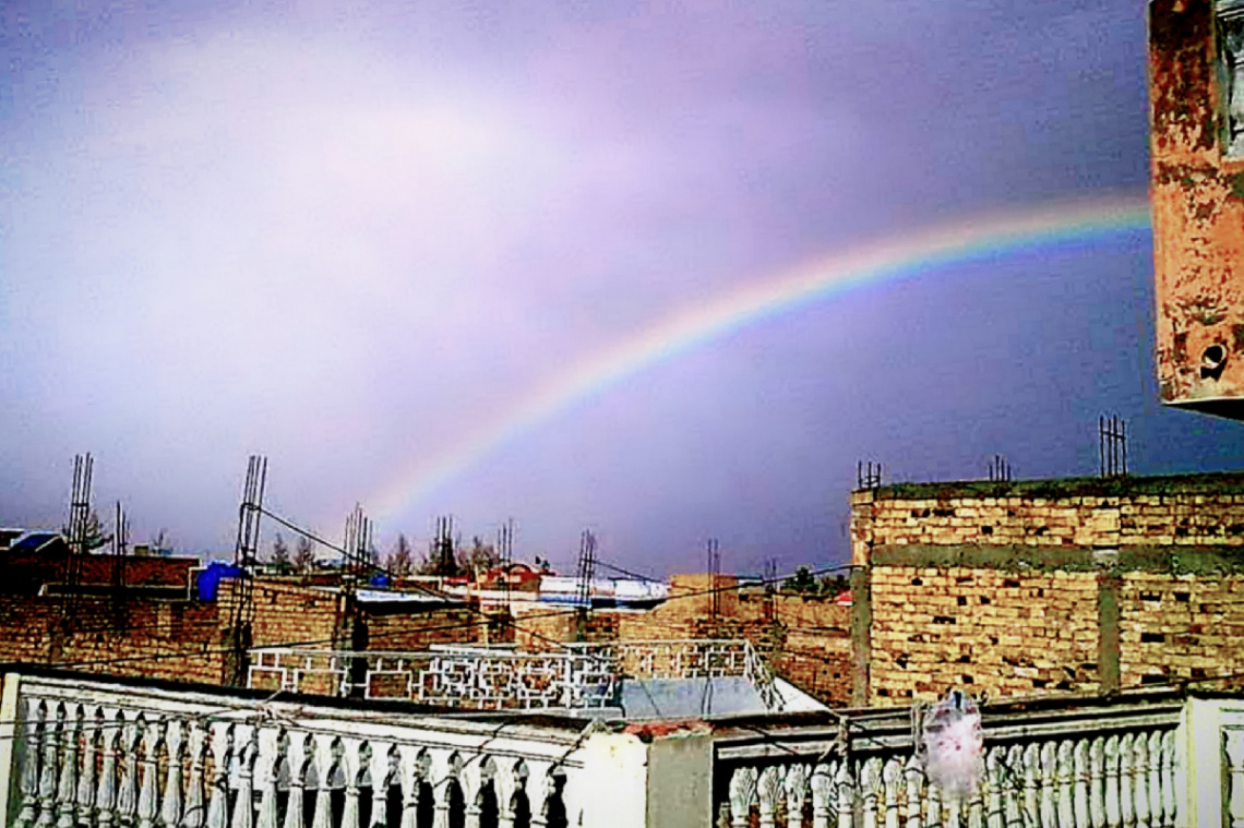 Rainbow at Quetta skies