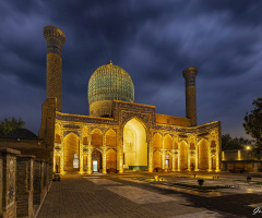Emir Timur mozolesi Semerkant Özbekistan