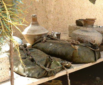 Balochi nomad's water  container, KHAWAA ( خوا) 