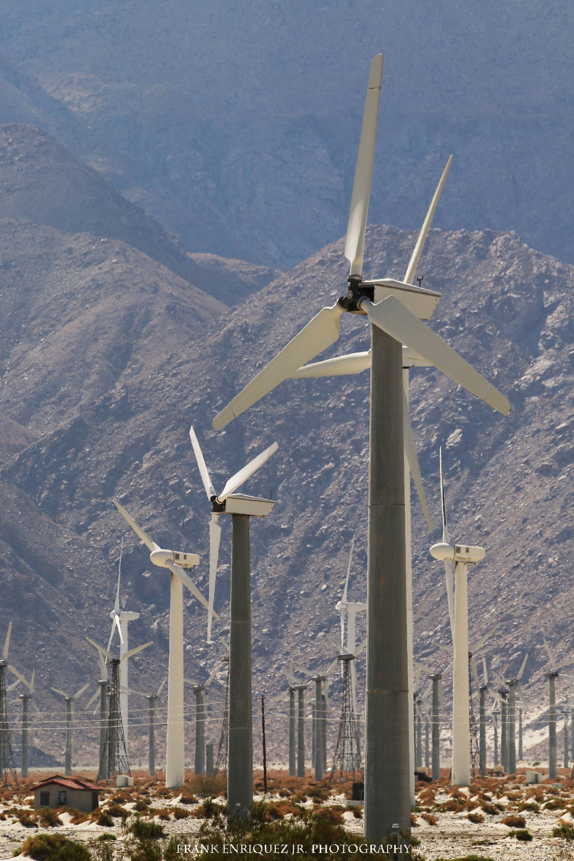 Calif. WindMills Outside Palm Springs